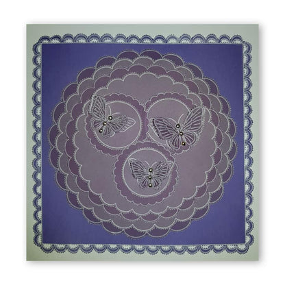 Tina's Floral Delights A5 Square Groovi Plate Collection