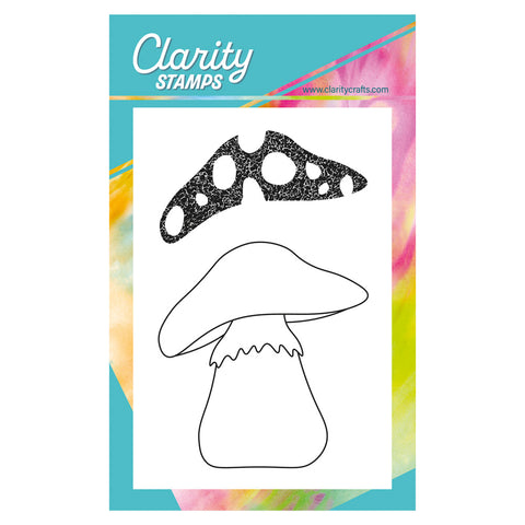 Toadstool Outline A6 Stamp & Mask Set