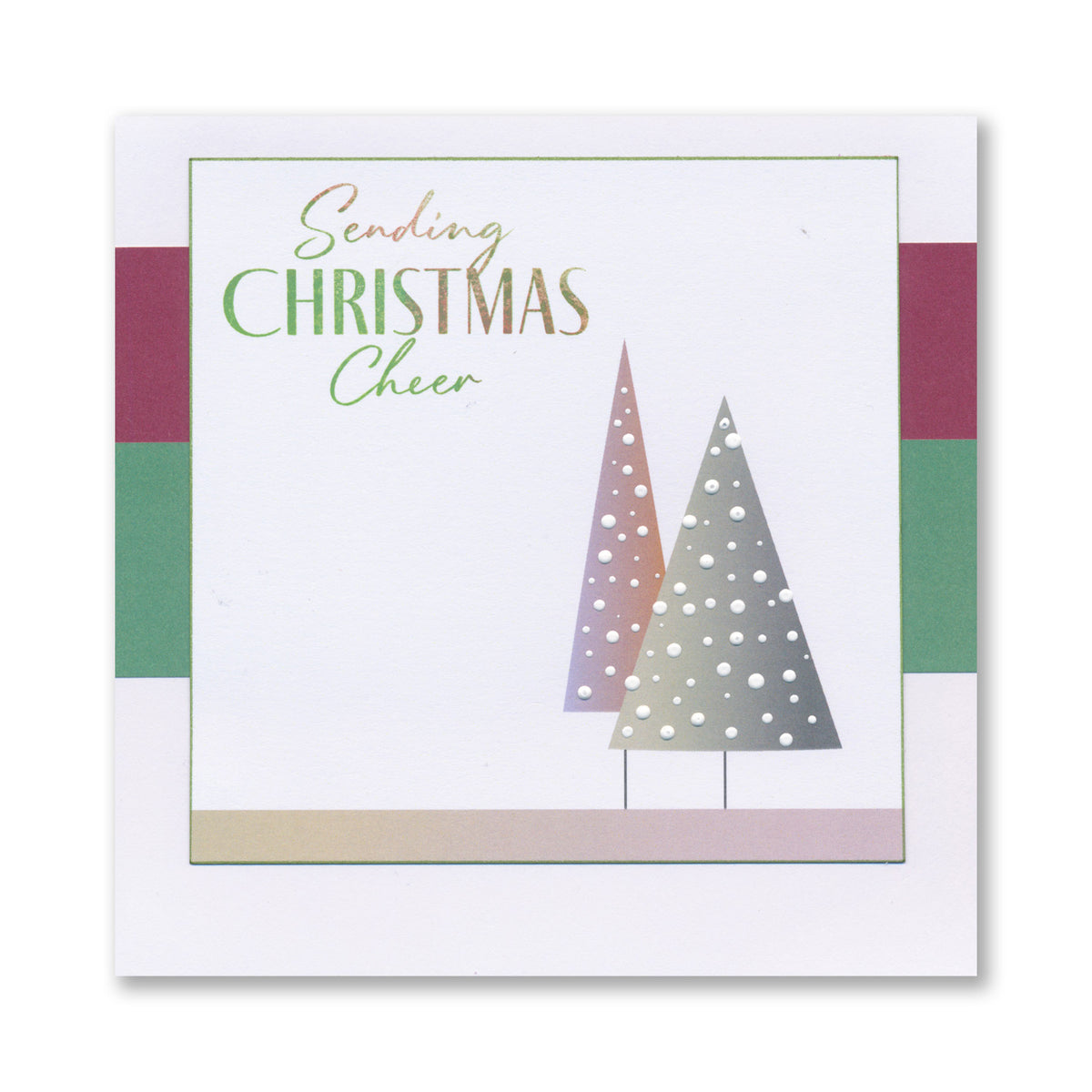 SHAC Christmas Trees & Art Deco Christmas Sentiments A5 Stamp & Mask Sets with Triangle Tree Card Toppers