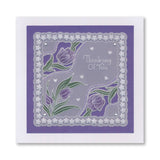 Linda's Floral Shapes Midi Groovi Plate Quartet