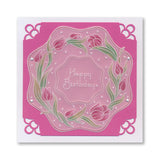 Linda's Floral Shapes Midi Groovi Plate Quartet