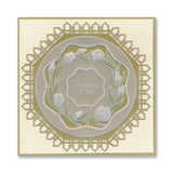 Linda's Floral Shapes Midi Groovi Plate Quartet