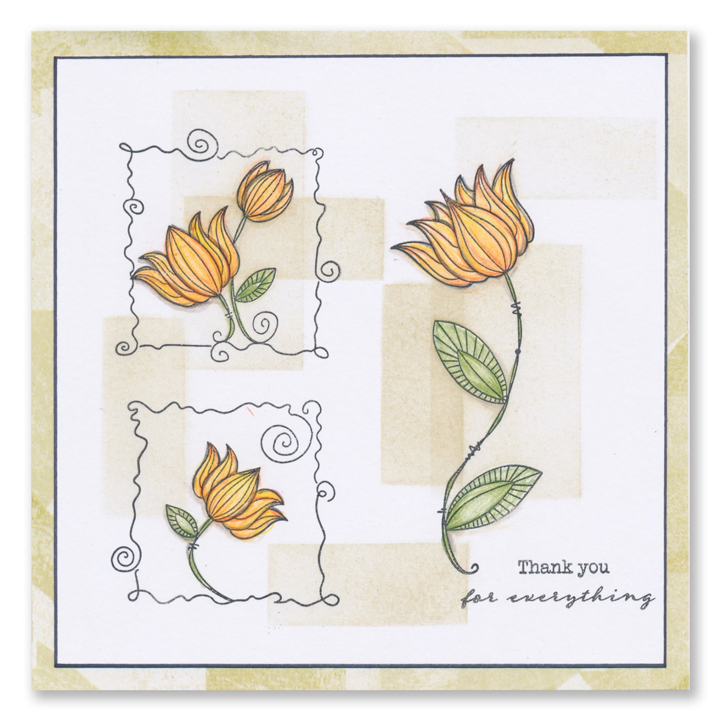 Rectangle Aperture Mat A4 Stencil