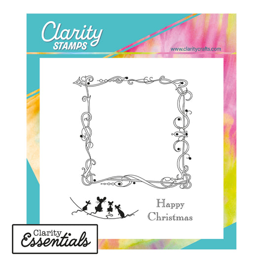 Twas the Night Extras - Fine Line A5 Square Stamp Set