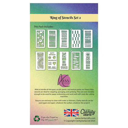 KISS Ring of Stencils Set 3