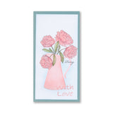 Linda's Peony A6 Stamp & Mask Set