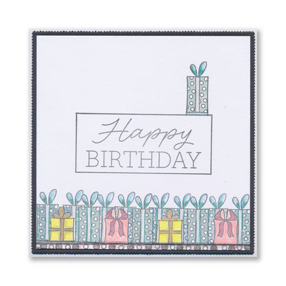 Jazz's Happy Birthday Voucher Pouch Stamp, Mask, Die Cut Wallets & Envelopes Collection