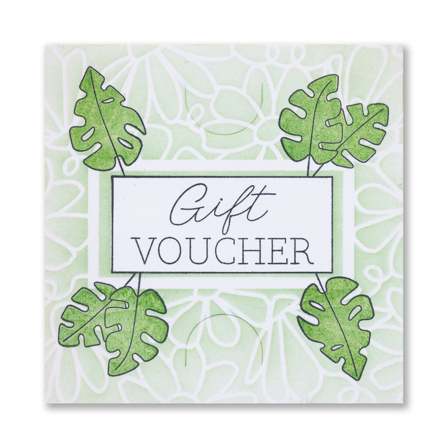 Jazz's Leafy Gift Voucher Pouch Stamp, Mask, Die Cut Wallets & Envelopes Collection
