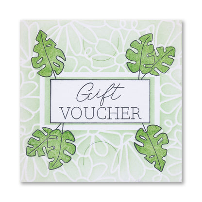 Jazz's Leafy Gift Voucher Pouch Stamp, Mask, Die Cut Wallets & Envelopes Collection