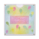 Jazz's Happy Birthday Pouch A5 Square Groovi Plate