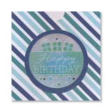 Jazz's Happy Birthday Pouch A5 Square Groovi Plate