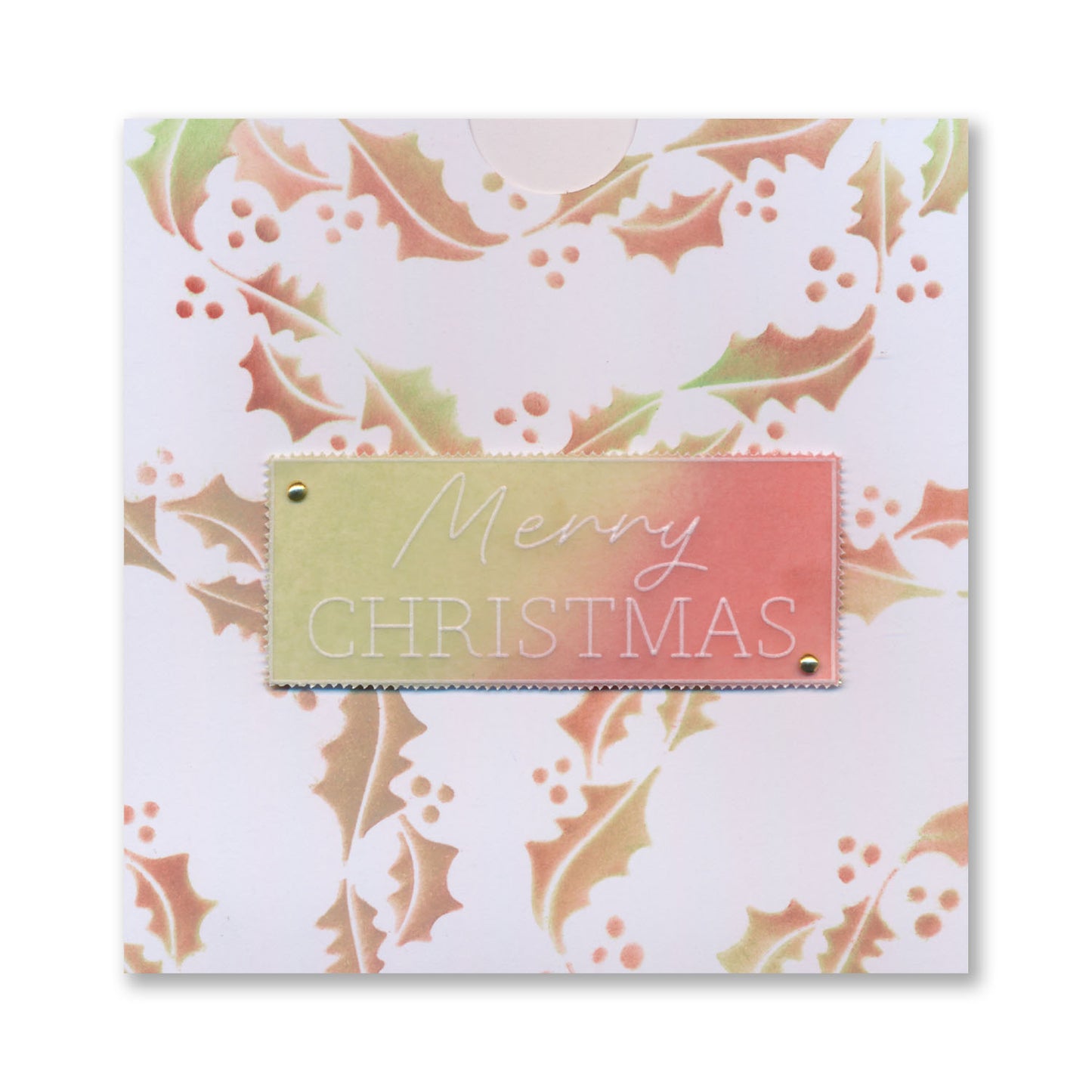 Jazz's Merry Christmas Pouch A5 Square Groovi Plate