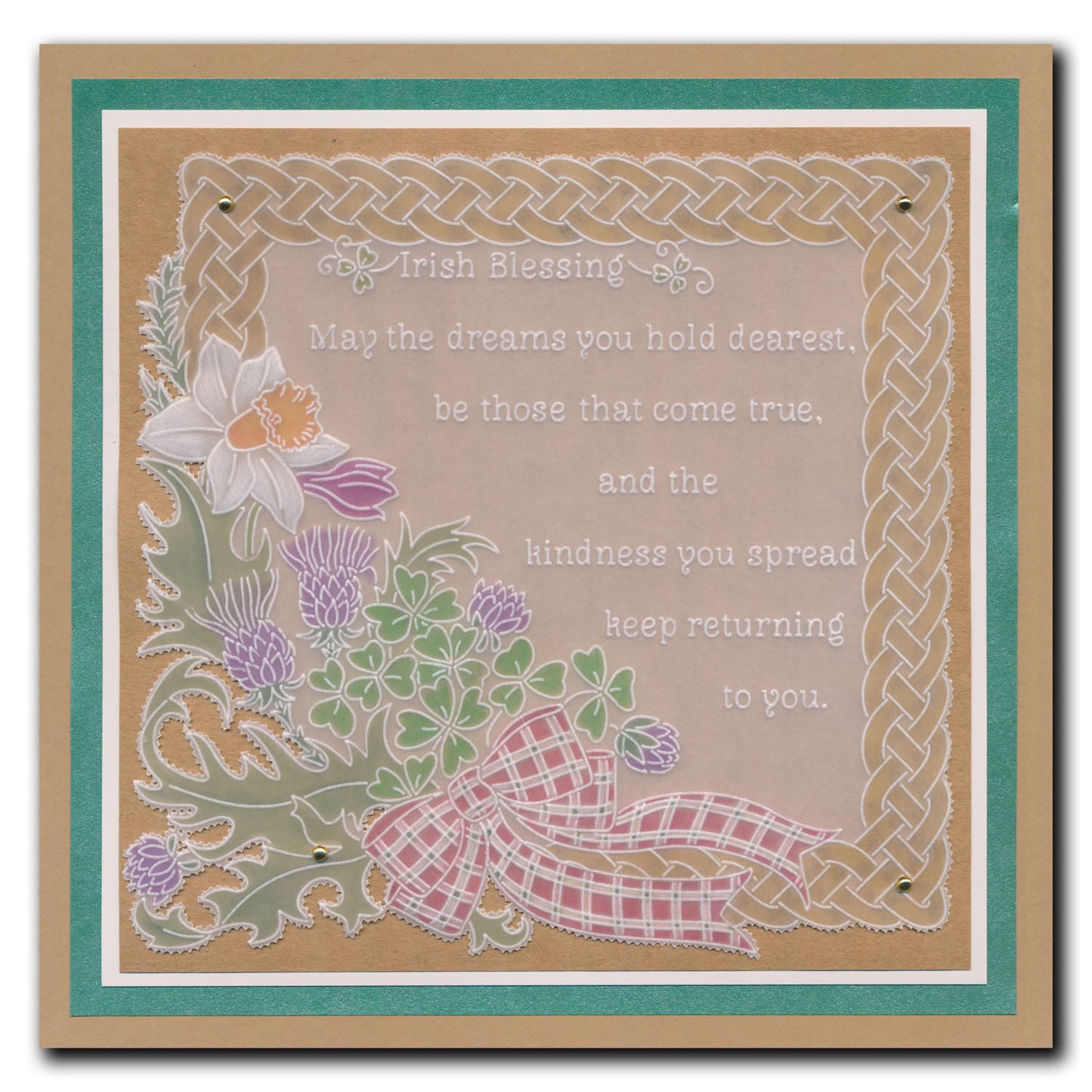 Linda's Layering Frames Set 5 - Celtic A4 Square & A5 Square Groovi Plate Collection