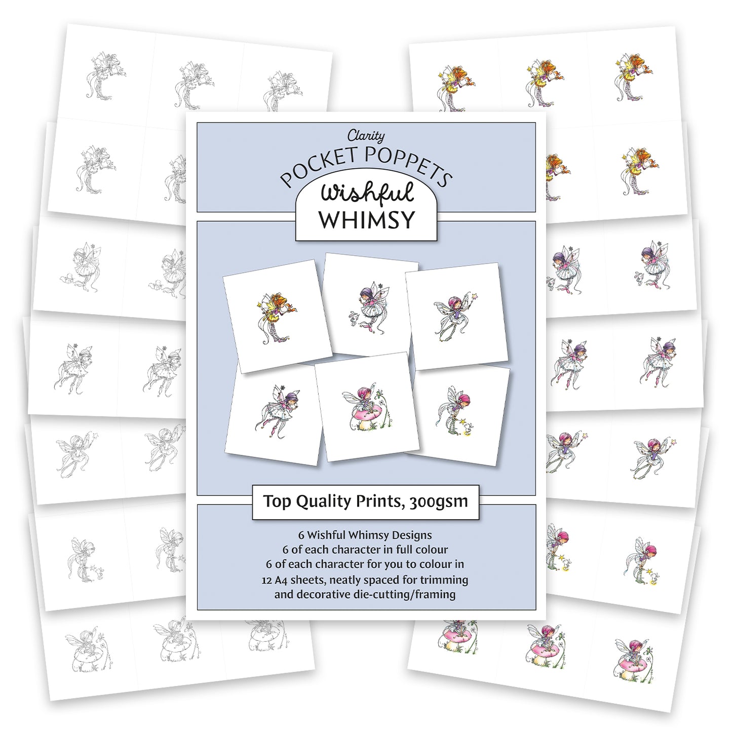 Wishful Whimsy - Pocket Poppets Card Toppers