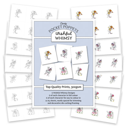Wishful Whimsy - Pocket Poppets Card Toppers