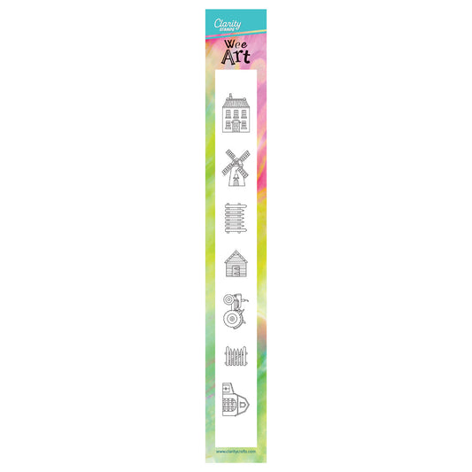 Wee Farm Scene Stamp & Mask Set