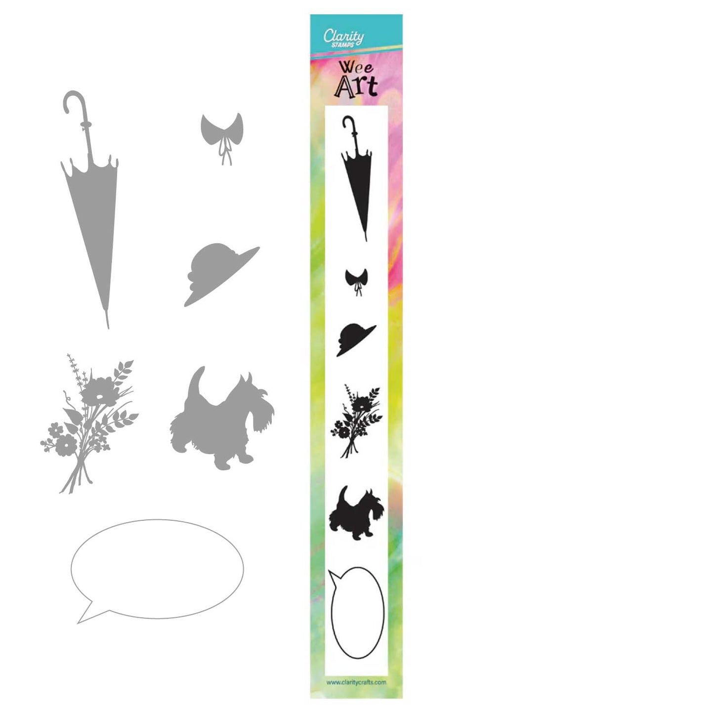 Wee Fashion - Umbrella Stamp & Mask Set