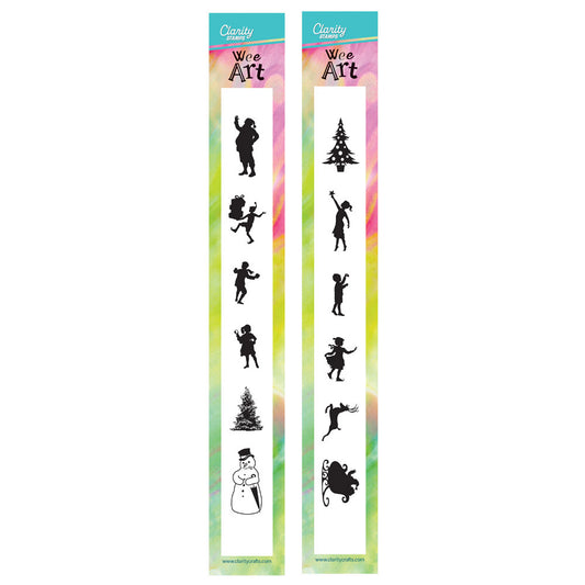 Wee Folk 7 & 8 Christmas Stamp Duo