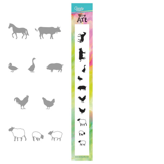 Wee Stamp Set 12 – Farm Animals (with Mask)