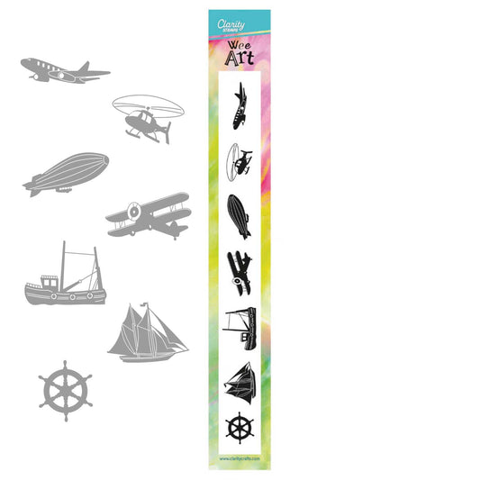 Wee Stamp Set 27 – Planes & Boats