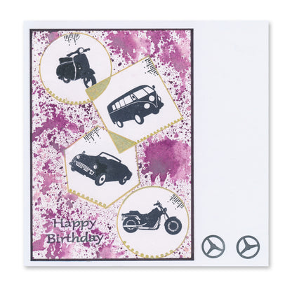 Wee Cars & Bikes Stamp Set