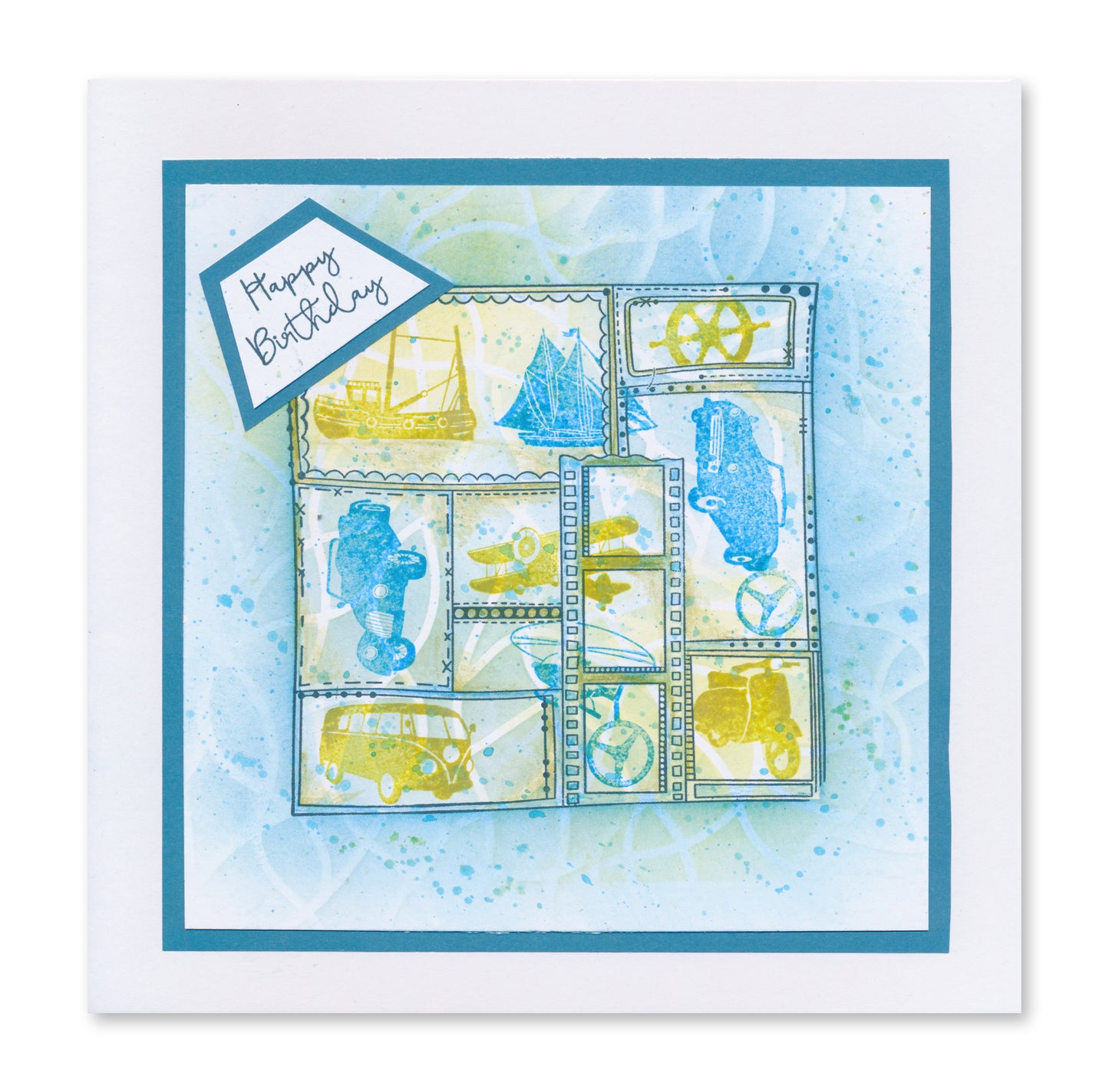 Wee Cars & Bikes Stamp Set