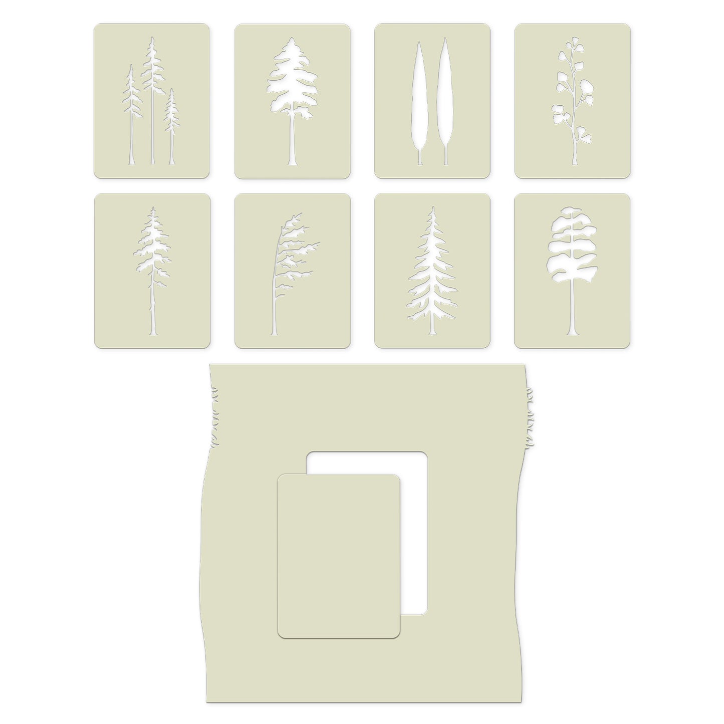 Wee Tree Stencil Collection