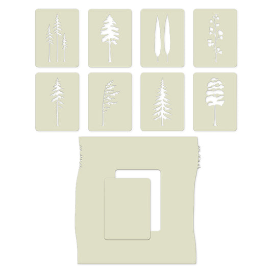 Wee Tree Stencil Collection