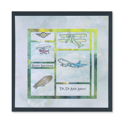 Tea Papers - Abstract Layout 1 Infusions Collage Paper 8" x 8"