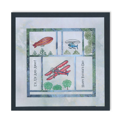 Tea Papers - Abstract Layout 1 Infusions Collage Paper 8" x 8"