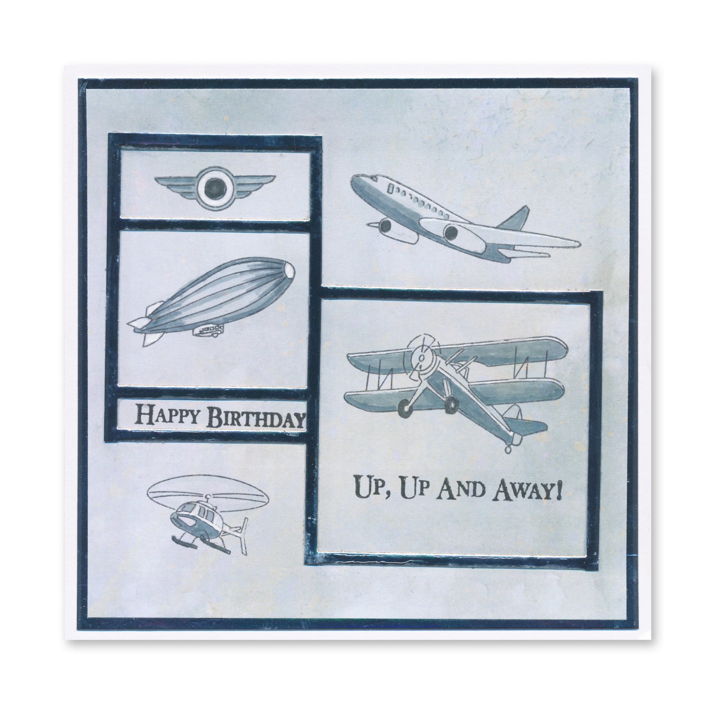 Tea Papers - Abstract Layout 1 Infusions Collage Paper 8" x 8"