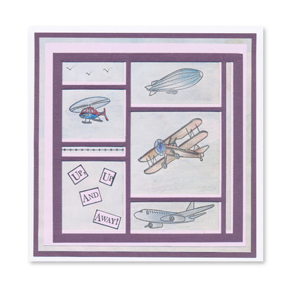 Tea Papers - Abstract Layout 1 Infusions Collage Paper 8" x 8"