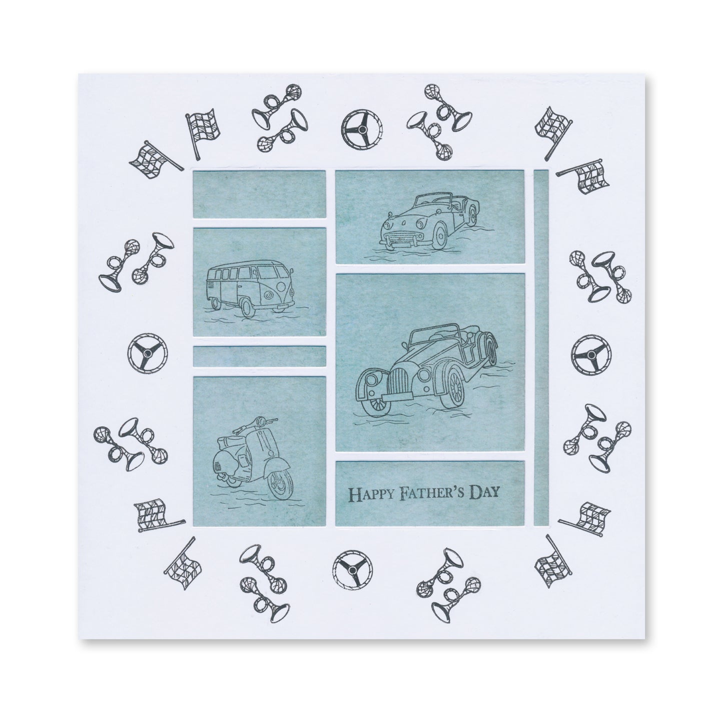 Tea Papers - Abstract Layout 1 Infusions Collage Paper 8" x 8"