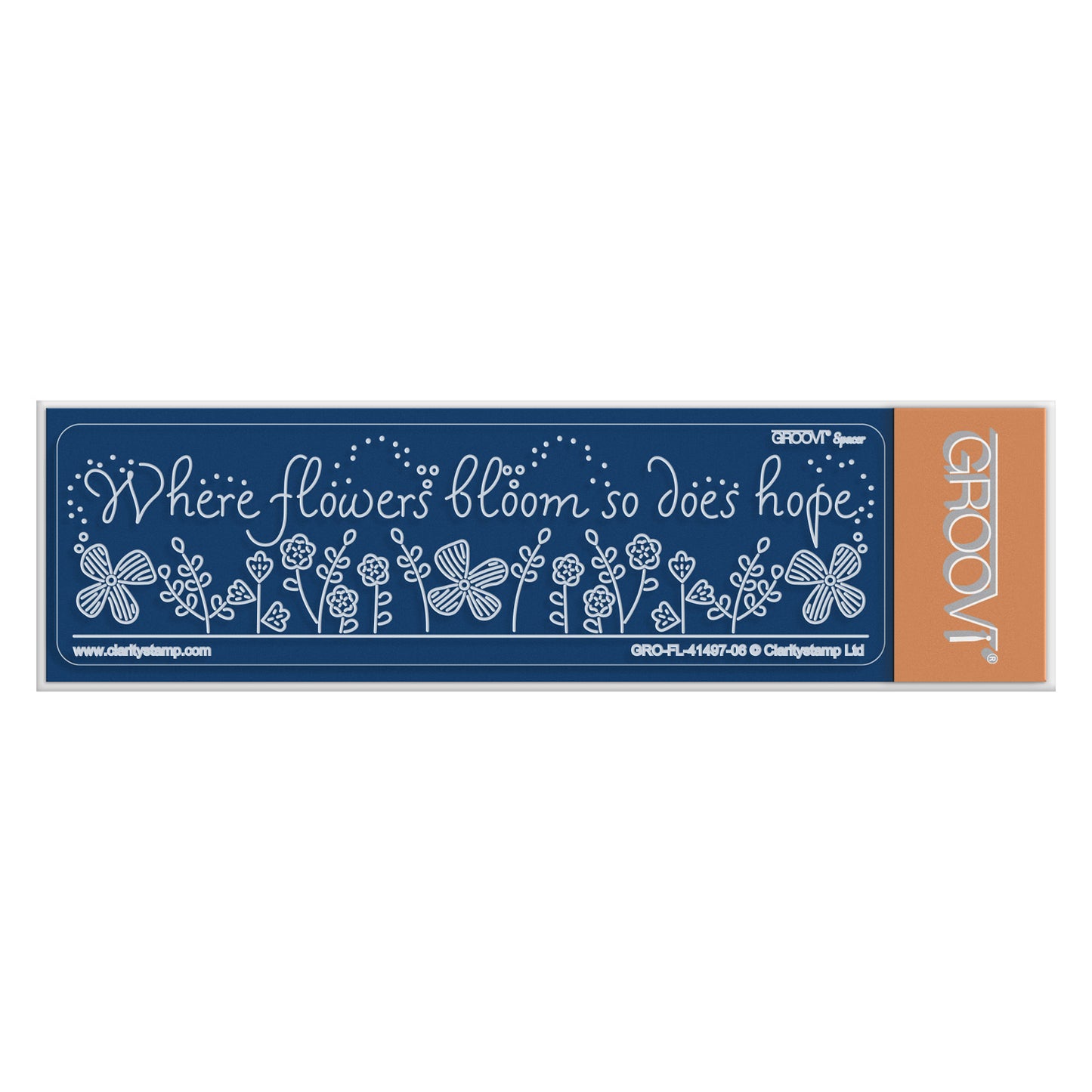 Where Flowers Bloom Groovi Spacer Plate
