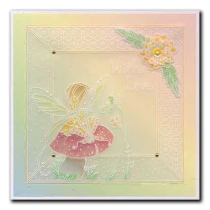 Pixie - Whimsy Poppet A6 Square Groovi Plate