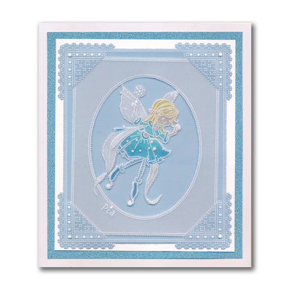 Pia - Whimsy Poppet A6 Square Groovi Plate