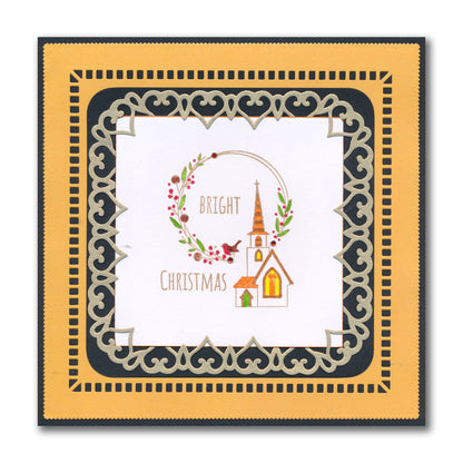 KISS by Clarity - Seasonal Tags & Frames Stamp & Stencil Collection