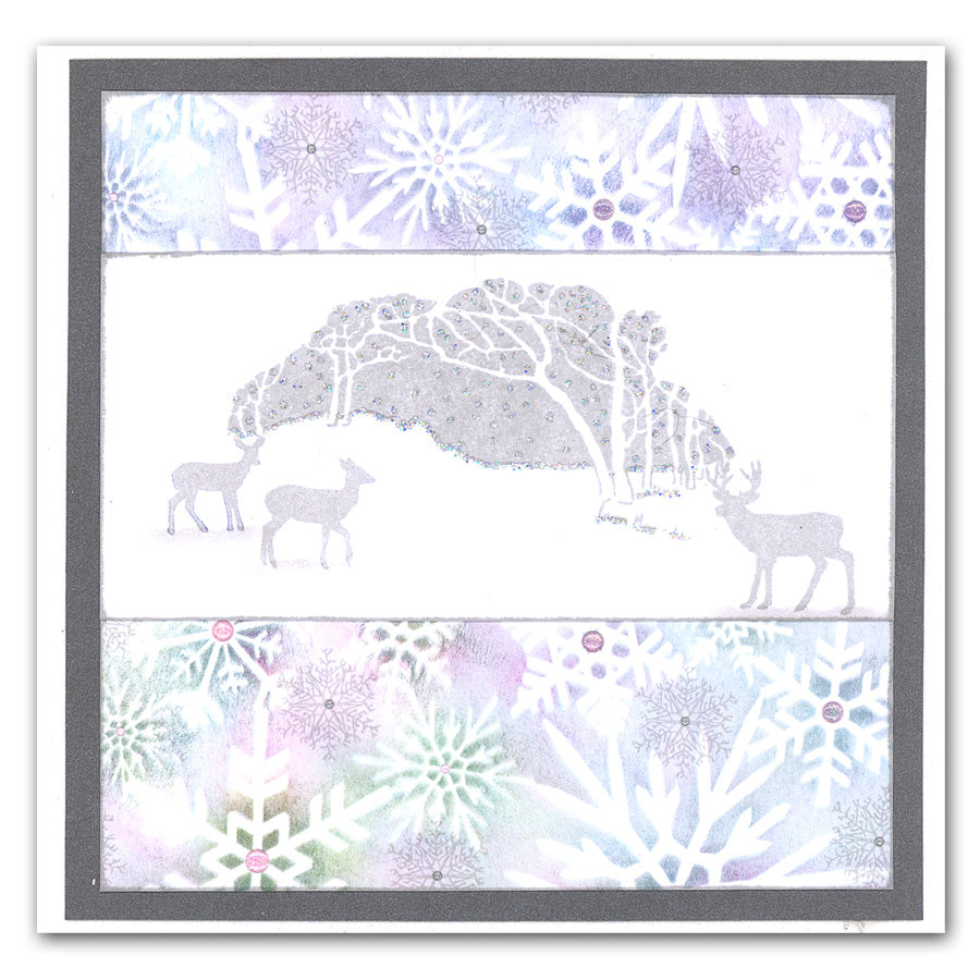 Winter Wonderland A4 Square Stamp Set