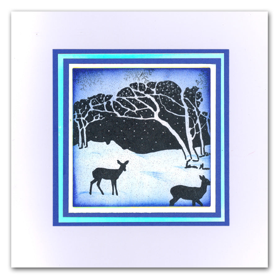 Winter Wonderland A4 Square Stamp Set