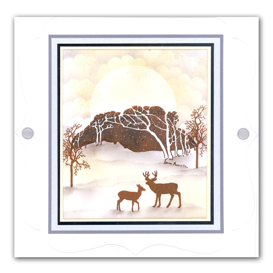 Winter Wonderland A4 Square Stamp Set