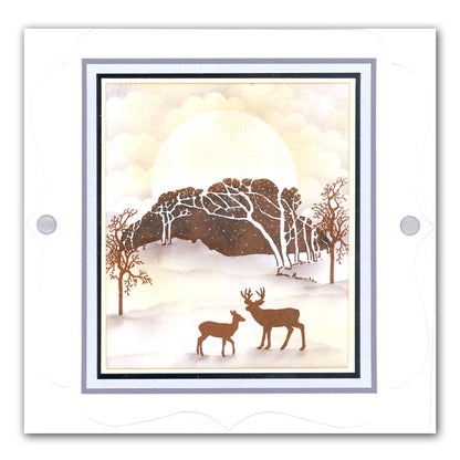 Winter Wonderland A4 Square Stamp Set