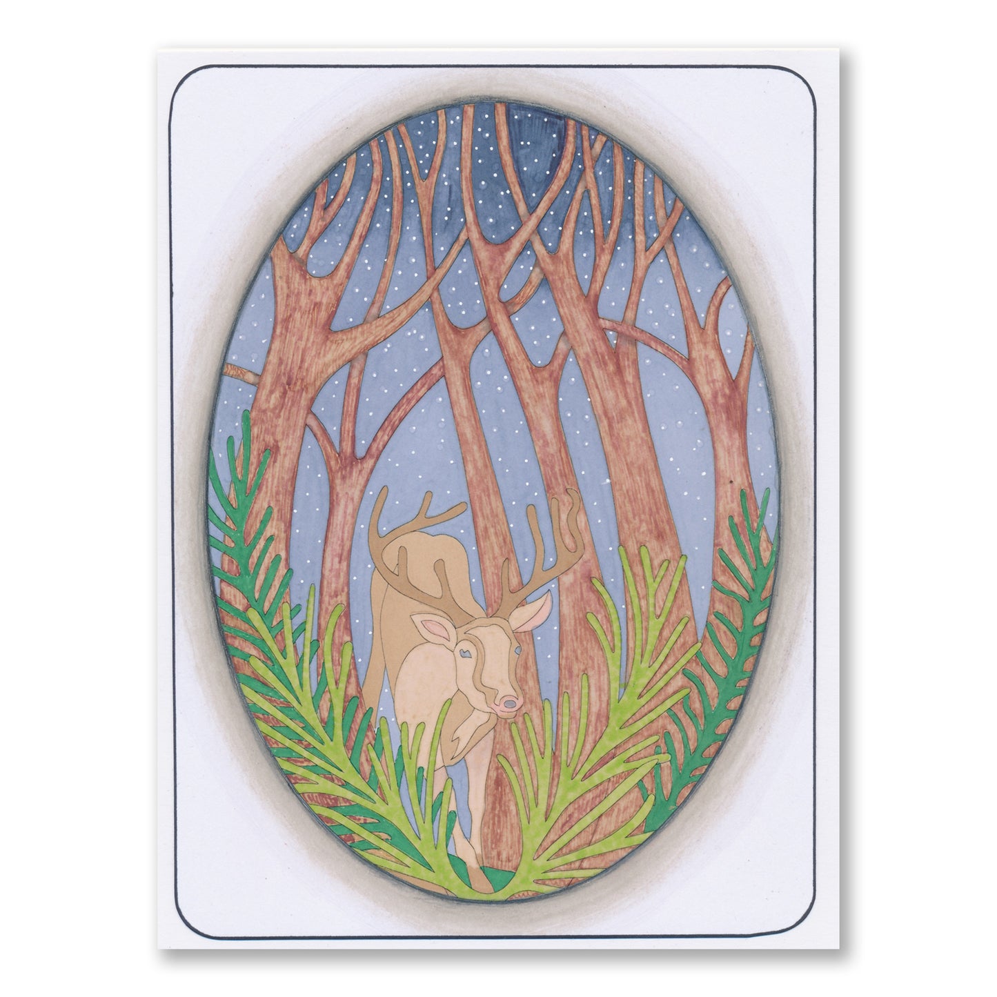 Woodland Creatures A4 Colouring Art Pack