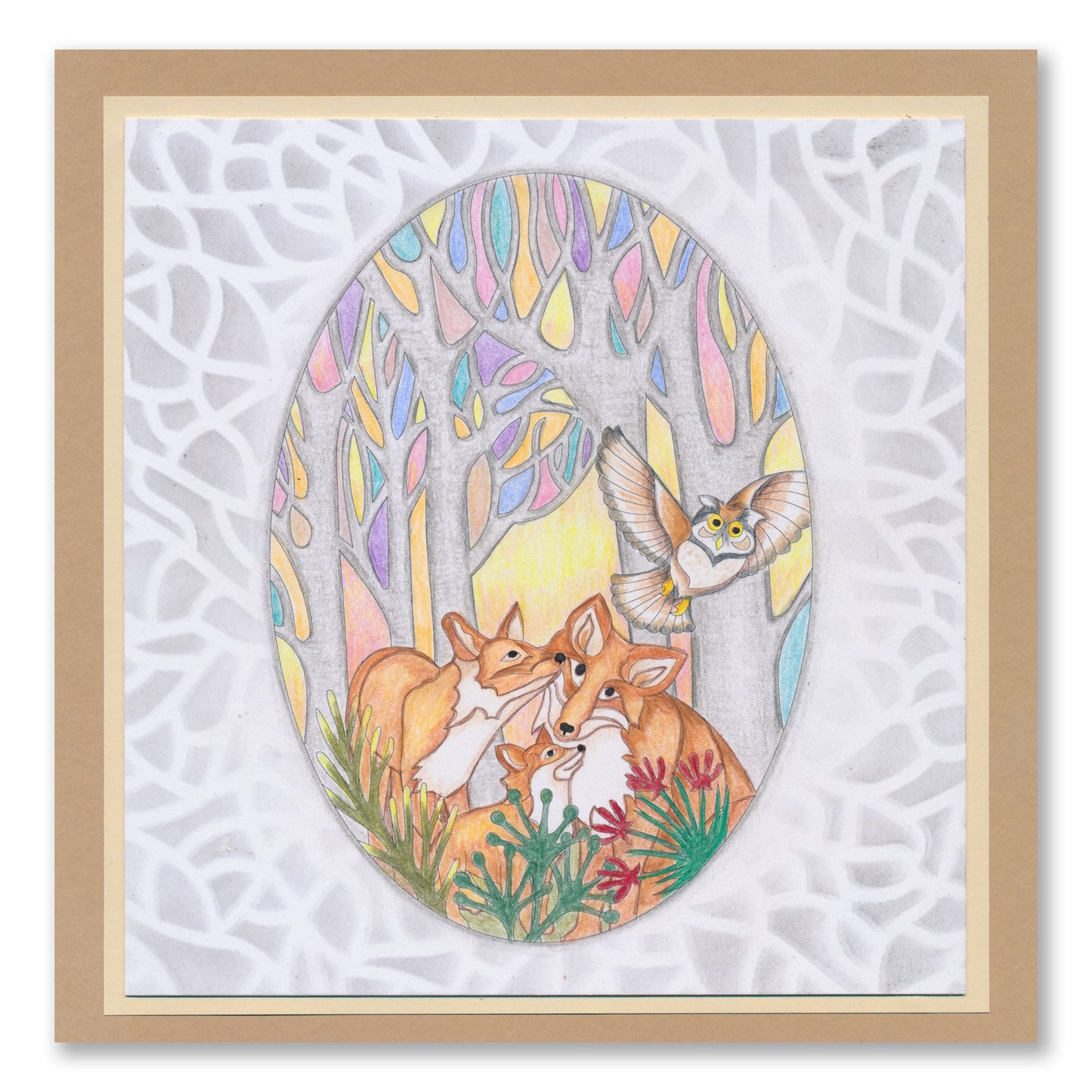 Woodland Creatures A4 Colouring Art Pack