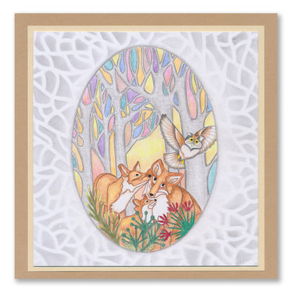 Woodland Creatures A4 Colouring Art Pack