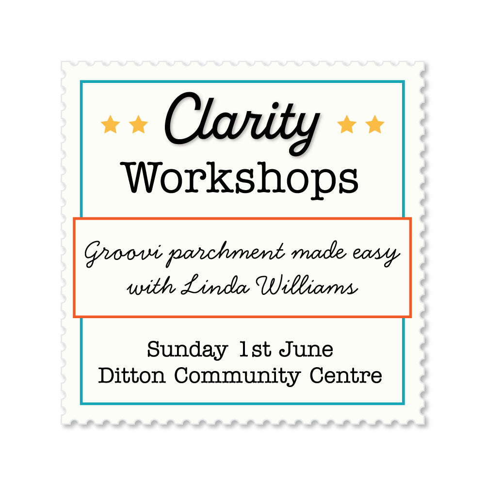 Clarity Workshop 2025 - Ditton - 1st June 2025 - Groovi Parchment made easy with Linda Williams