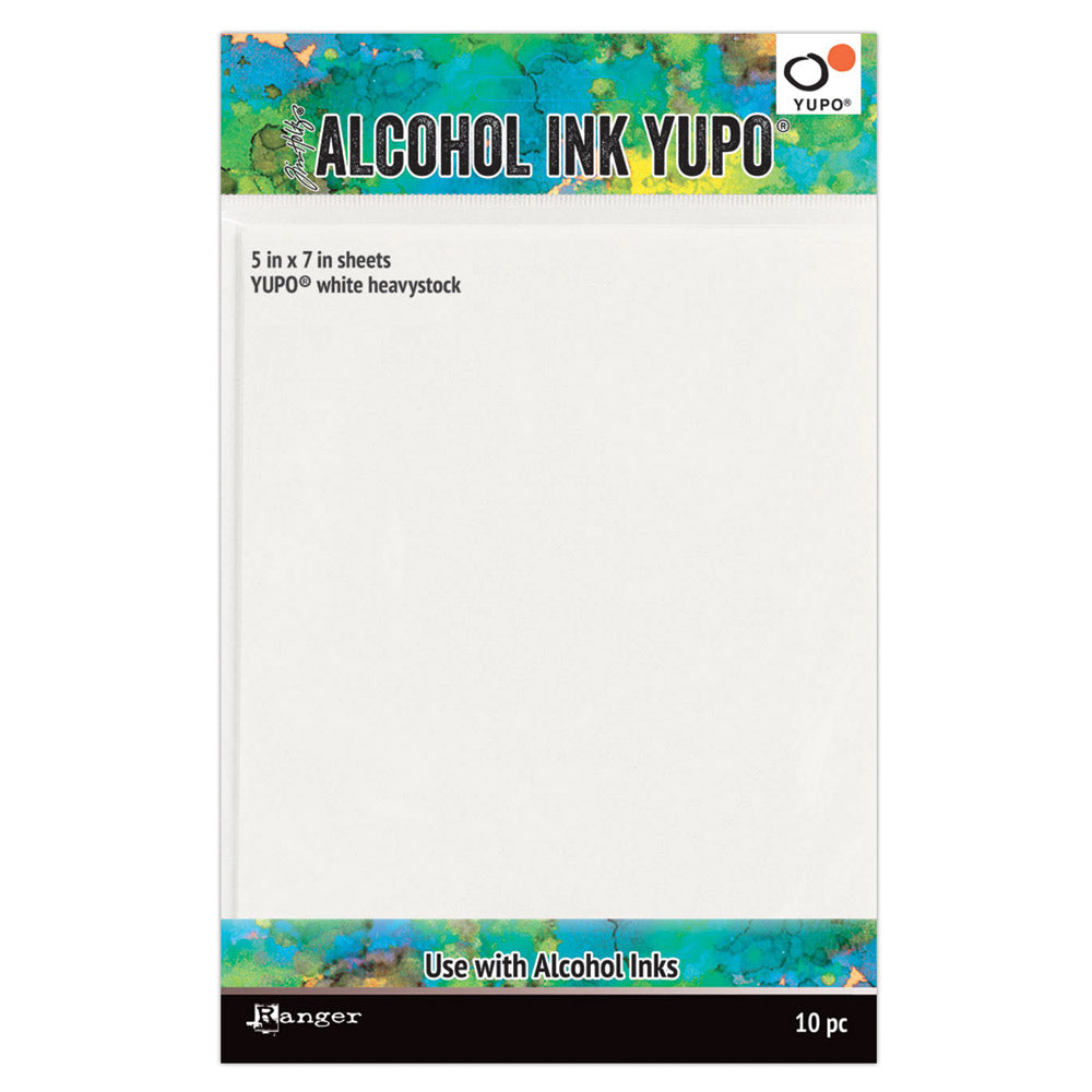Alcohol Ink Yupo Heavystock Card x10