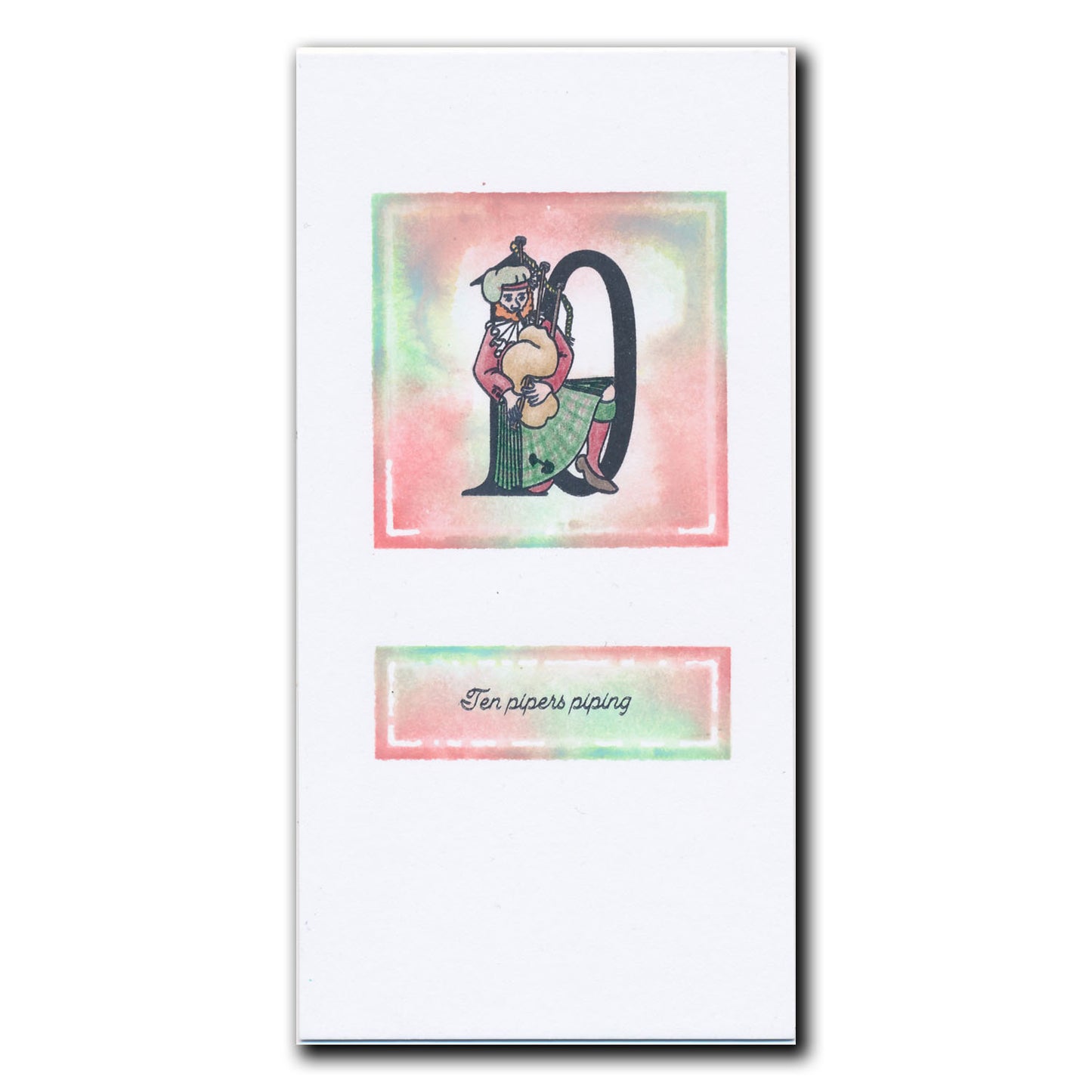 Bijou Barbara's 12 Days of Christmas, Verses & Backdrop Stamp Collection