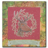 Linda's Hearty Wreath & Christmas Banners A4 Square & A5 Square Groovi Plate Duo