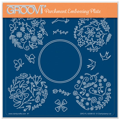 Build a Bauble Doodle Rounds A5 Square Groovi Plate