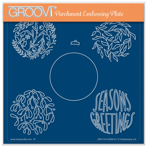 Build a Bauble A5 Square Groovi Plate